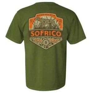 NWT Southern Fried Cotton SS T-Shirt Pointer Label- Sage